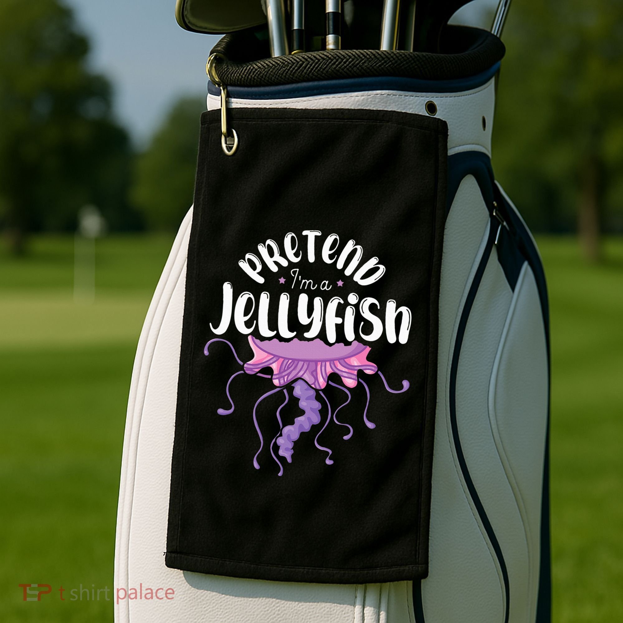 Pretend Im A Jellyfish Golf Towel