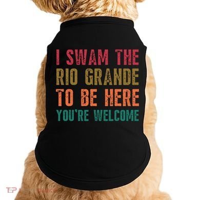 Pro Immigrant Antiracism Inspirational Positive Oneliners Meaningful Gift Doggie Tank
