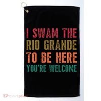 Pro Immigrant Antiracism Inspirational Positive Oneliners Meaningful Gift Golf Towel thumb 0