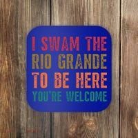 Pro Immigrant Antiracism Inspirational Positive Oneliners Meaningful Gift Coaster thumb 0