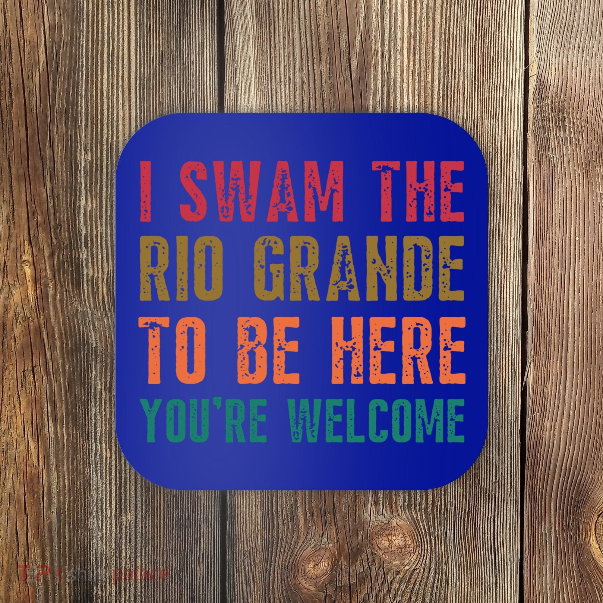 Pro Immigrant Antiracism Inspirational Positive Oneliners Meaningful Gift Coaster