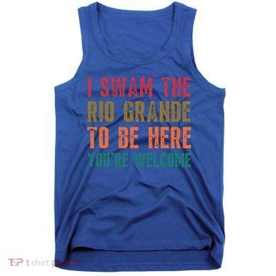 Pro Immigrant Antiracism Inspirational Positive Oneliners Meaningful Gift Tank Top