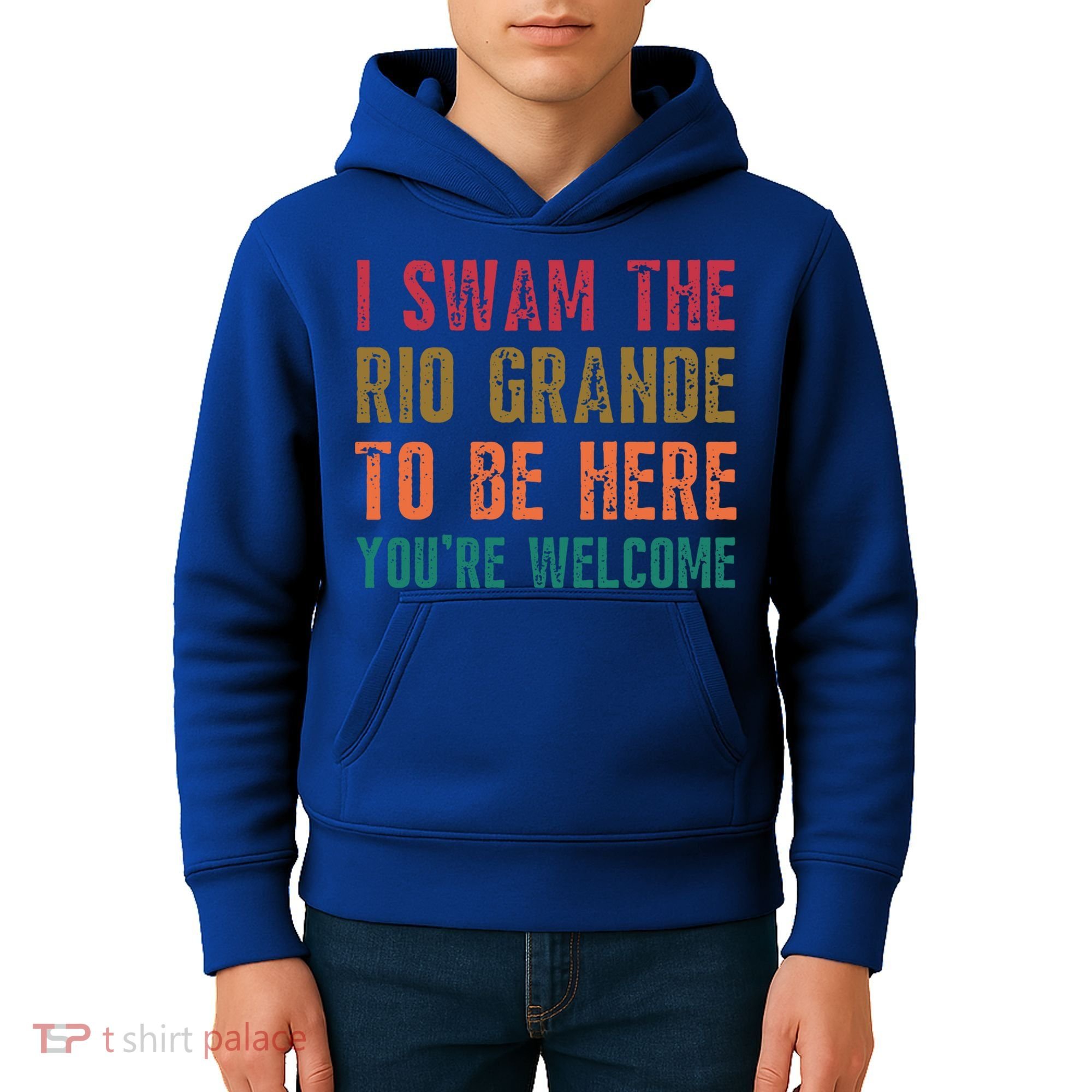 Pro Immigrant Antiracism Inspirational Positive Oneliners Meaningful Gift Kids Hoodie