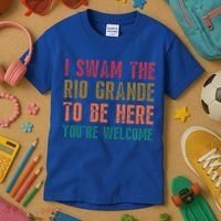 Pro Immigrant Antiracism Inspirational Positive Oneliners Meaningful Gift Kids T-Shirt thumb 3