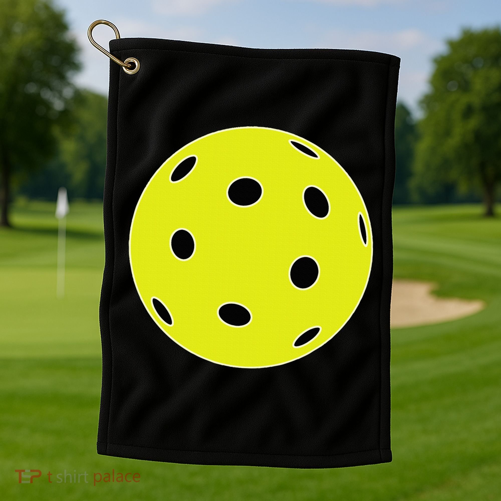 Pretend I'm A Pickleball Funny Easy Costume For Halloween Golf Towel