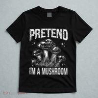 Pretend I'm A Mushroom Funny Lazy Halloween Costume Party T-Shirt thumb 5