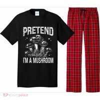 Pretend I'm A Mushroom Funny Lazy Halloween Costume Party Pajama Set thumb 0