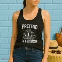 Pretend I'm A Mushroom Funny Lazy Halloween Costume Party Women's Tank Top thumb 2