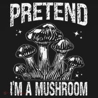 Pretend I'm A Mushroom Funny Lazy Halloween Costume Party Tank Top thumb 6