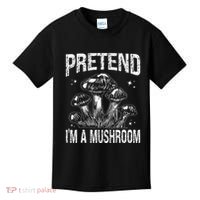 Pretend I'm A Mushroom Funny Lazy Halloween Costume Party Kids T-Shirt thumb 0