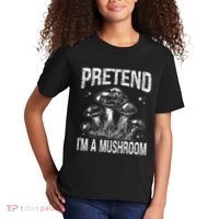 Pretend I'm A Mushroom Funny Lazy Halloween Costume Party Kids T-Shirt thumb 2