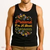 Pretend I'M A Book Character Tank Top thumb 3