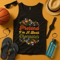 Pretend I'M A Book Character Tank Top thumb 4