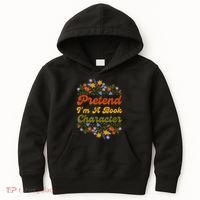 Pretend I'M A Book Character Kids Hoodie thumb 0