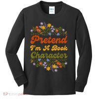 Pretend I'M A Book Character Kids Long Sleeve Shirt thumb 0