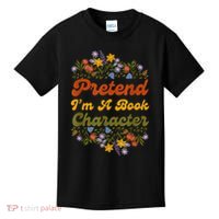 Pretend I'M A Book Character Kids T-Shirt thumb 0