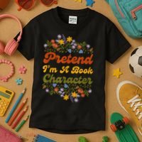 Pretend I'M A Book Character Kids T-Shirt thumb 3