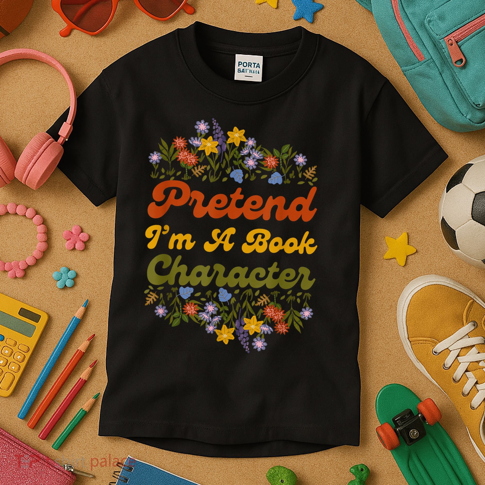 Pretend I'M A Book Character Kids T-Shirt