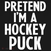 Pretend I'm A Hockey Puck Ice Hockey Easy Halloween Costume Gift Women's Hoodie thumb 2