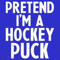 Pretend I'm A Hockey Puck Ice Hockey Easy Halloween Costume Gift T-Shirt thumb 7