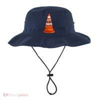 Pretend I'm A Traffic Cone Lazy Halloween Costume Bucket Hat thumb 0