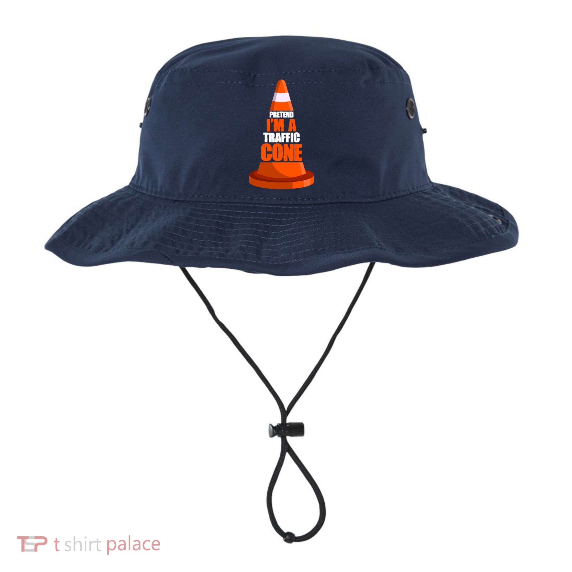 Pretend I'm A Traffic Cone Lazy Halloween Costume Bucket Hat