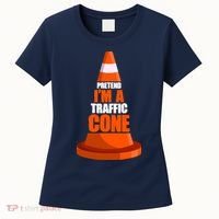 Pretend I'm A Traffic Cone Lazy Halloween Costume Women's T-Shirt thumb 0