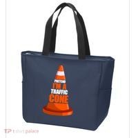 Pretend I'm A Traffic Cone Lazy Halloween Costume Tote Bag thumb 3