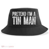 Pretend Im A Tin Man Funny Costume Sustainable Bucket Hat thumb 0