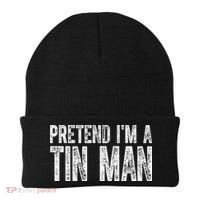 Pretend Im A Tin Man Funny Costume Beanie thumb 0