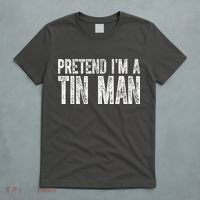 Pretend Im A Tin Man Funny Costume T-Shirt thumb 5