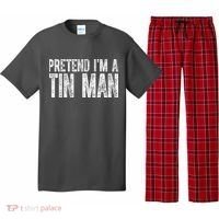 Pretend Im A Tin Man Funny Costume Pajama Set thumb 0