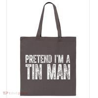 Pretend Im A Tin Man Funny Costume Tote Bag thumb 0
