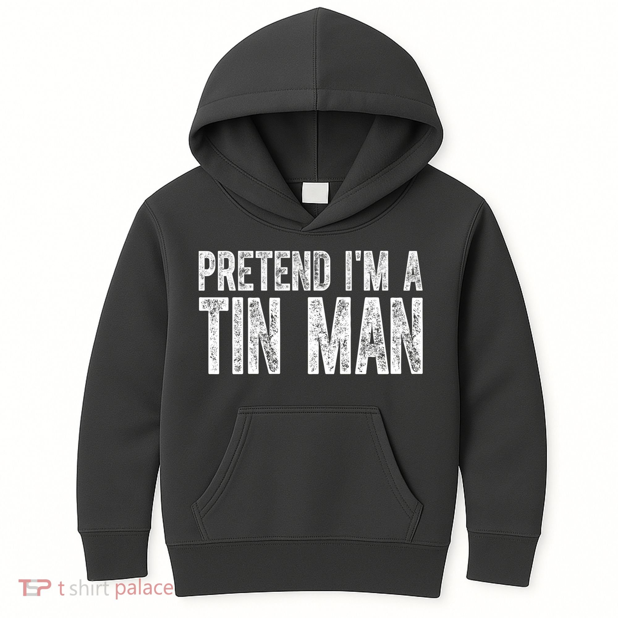 Pretend Im A Tin Man Funny Costume Kids Hoodie