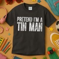 Pretend Im A Tin Man Funny Costume Kids T-Shirt thumb 3