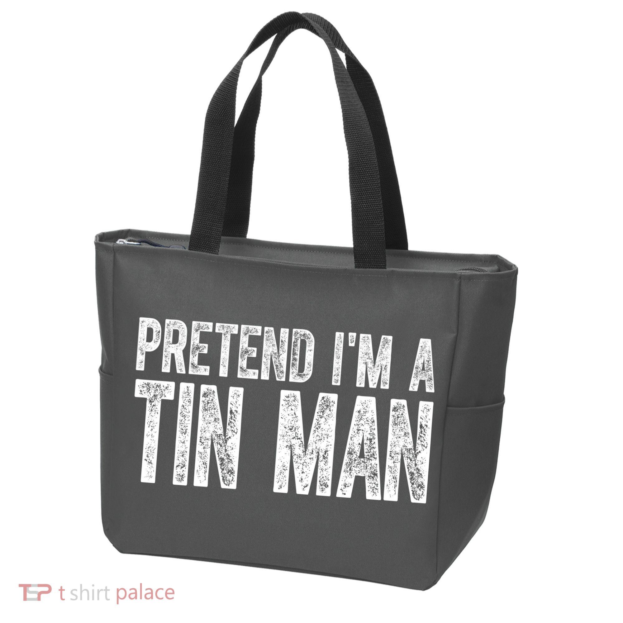 Pretend Im A Tin Man Funny Costume Tote Bag