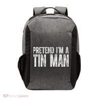 Pretend Im A Tin Man Funny Costume Vector Backpack thumb 0