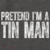 Pretend Im A Tin Man Funny Costume Vector Backpack thumb 2