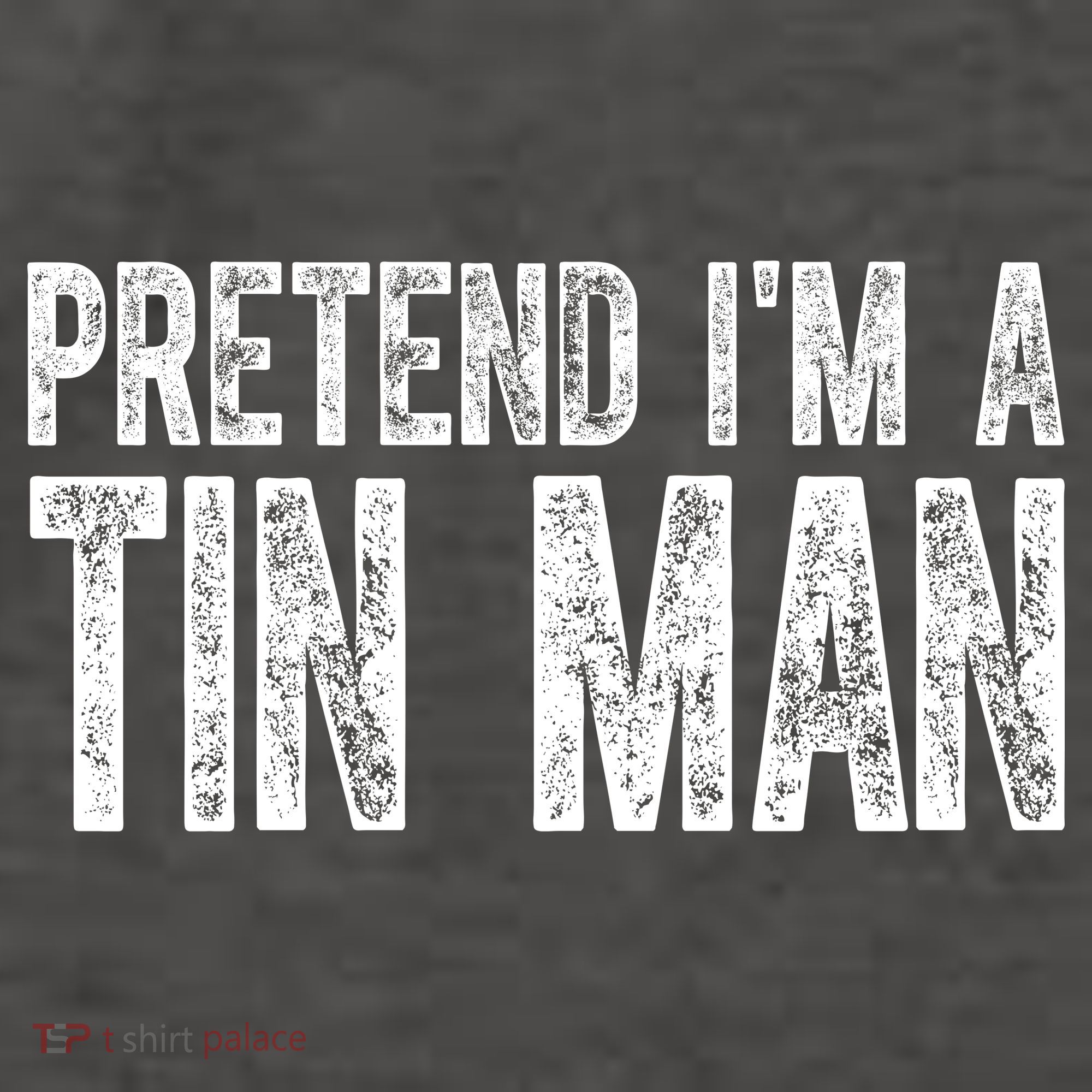 Pretend Im A Tin Man Funny Costume Vector Backpack