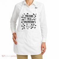 Pretend I'm A Dalmatian Funny Lazy Halloween Costume Apron thumb 2
