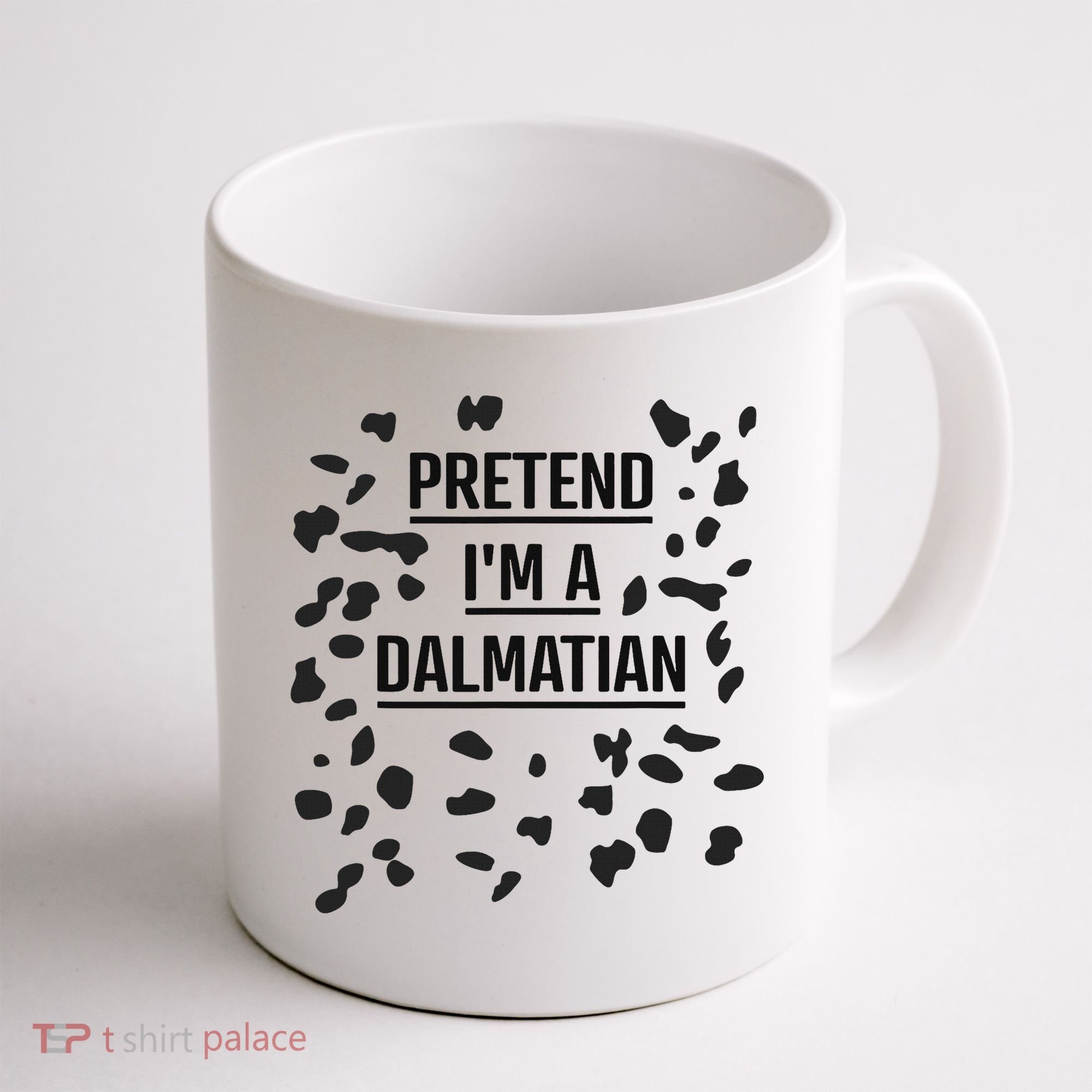 Pretend I'm A Dalmatian Funny Lazy Halloween Costume Coffee Mug