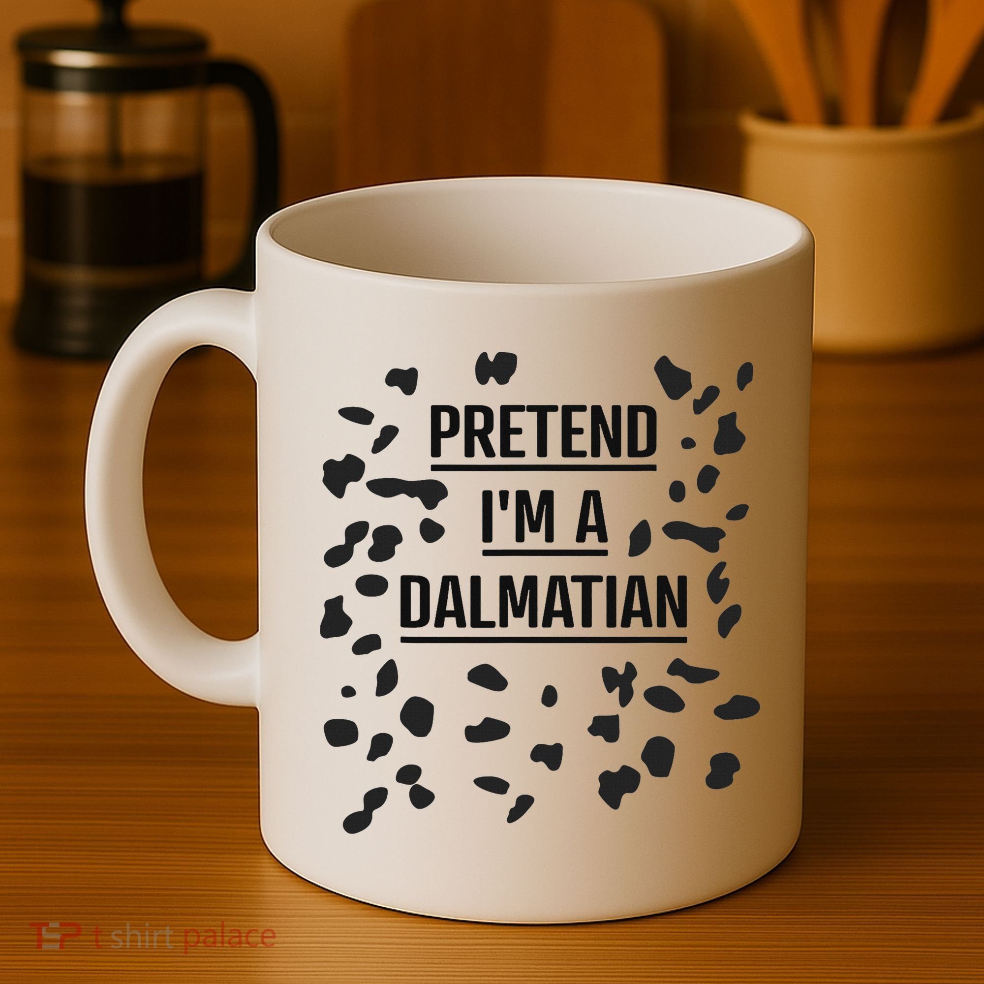 Pretend I'm A Dalmatian Funny Lazy Halloween Costume Coffee Mug