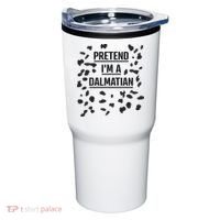 Pretend I'm A Dalmatian Funny Lazy Halloween Costume Tumbler thumb 0