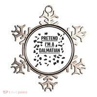 Pretend I'm A Dalmatian Funny Lazy Halloween Costume Ornament thumb 0