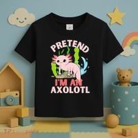Pretend I'm An Axolotl Toddler T-Shirt thumb 3