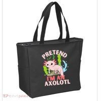 Pretend I'm An Axolotl Tote Bag thumb 2