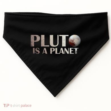 Pluto Is A Planet USA-Made Doggie Bandana