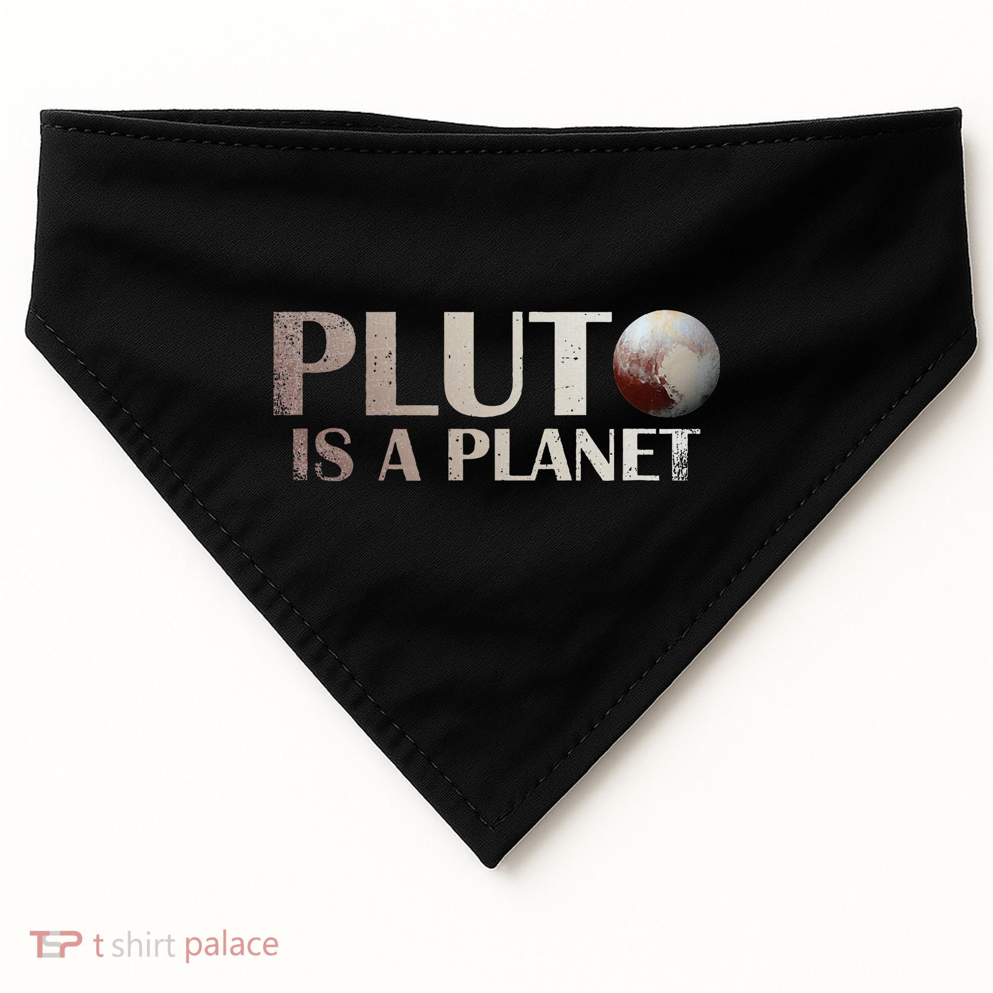 Pluto Is A Planet USA-Made Doggie Bandana