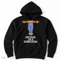 Pretend IM A Scarecrow Funny Lazy Halloween Costume Hoodie thumb 0