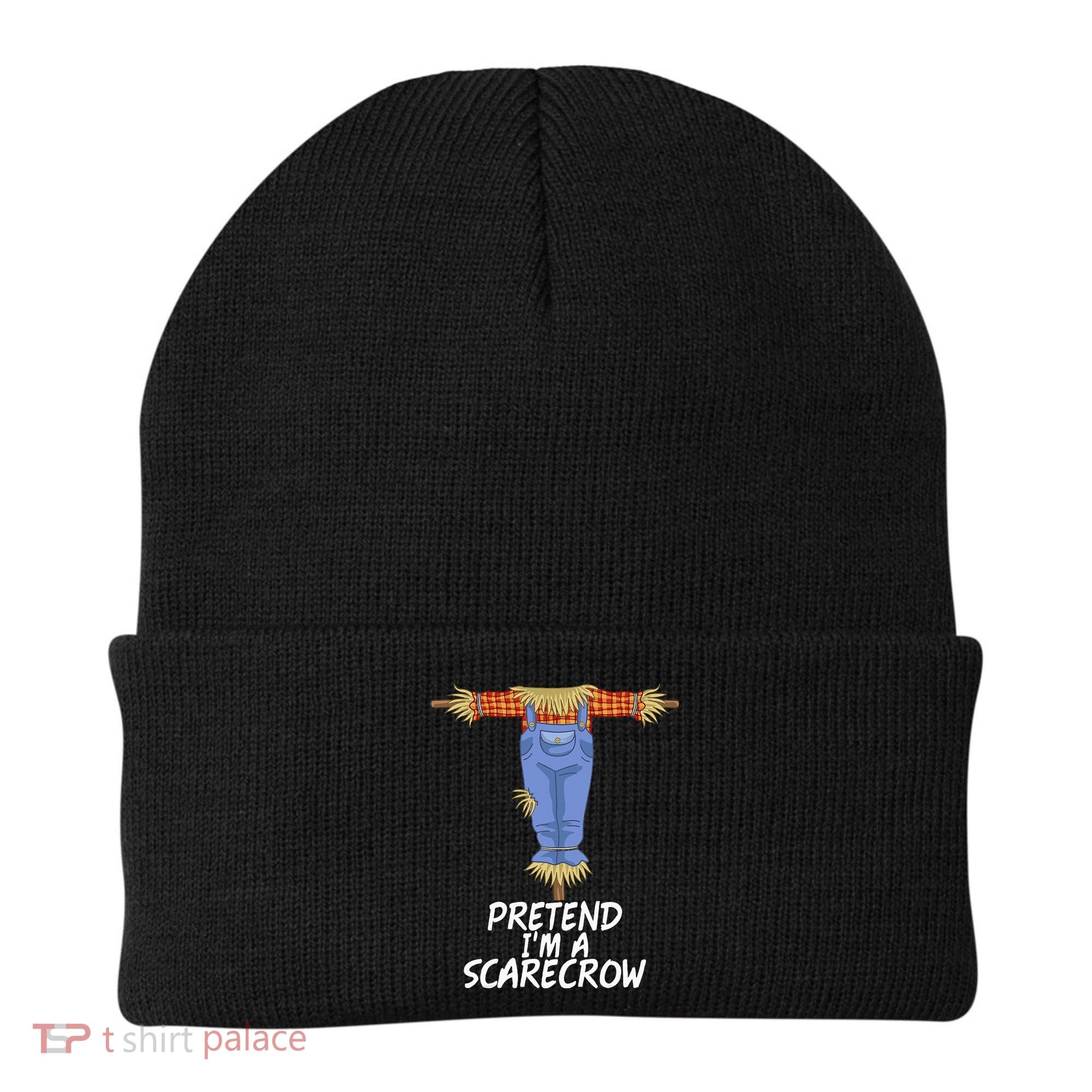 Pretend IM A Scarecrow Funny Lazy Halloween Costume Beanie